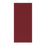 Store plissé rouge bordeaux 95x200 cm largeur du tissu 94,4 cm