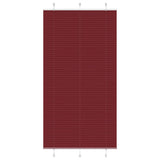 Store plissé rouge bordeaux 105x200 cm largeur du tissu 104,4cm