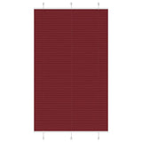 Store plissé rouge bordeaux 115x200 cm largeur du tissu 114,4cm