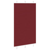 Store plissé rouge bordeaux 115x200 cm largeur du tissu 114,4cm