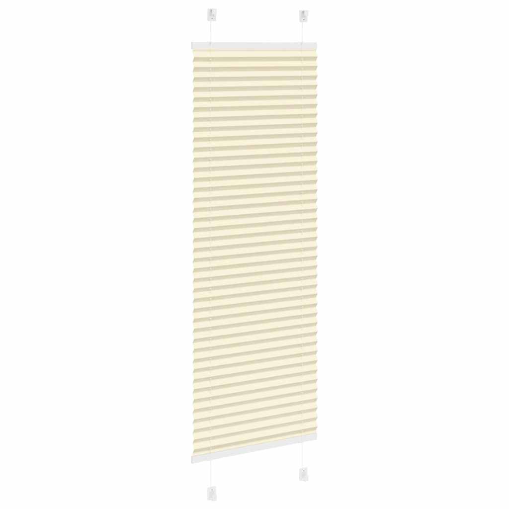 Store plissé crème 50x100 cm largeur du tissu 49,4 cm polyester