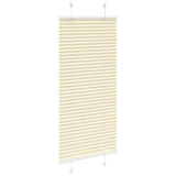 Store plissé crème 55x100 cm largeur du tissu 54,4 cm polyester