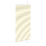 Store plissé crème 55x100 cm largeur du tissu 54,4 cm polyester