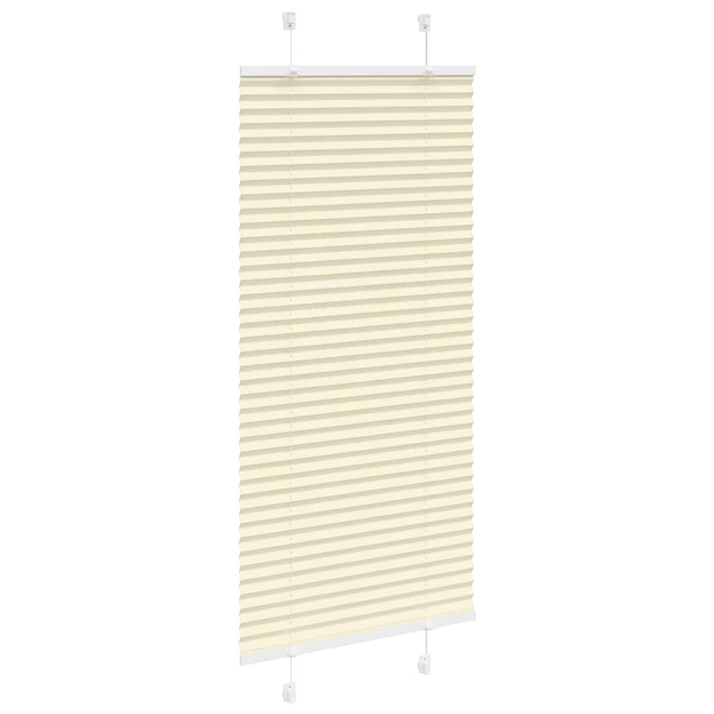 Store plissé crème 60x100 cm largeur du tissu 59,4 cm polyester