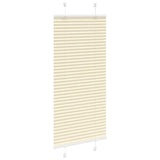 Store plissé crème 60x100 cm largeur du tissu 59,4 cm polyester