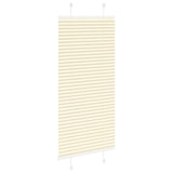 Store plissé crème 60x100 cm largeur du tissu 59,4 cm polyester