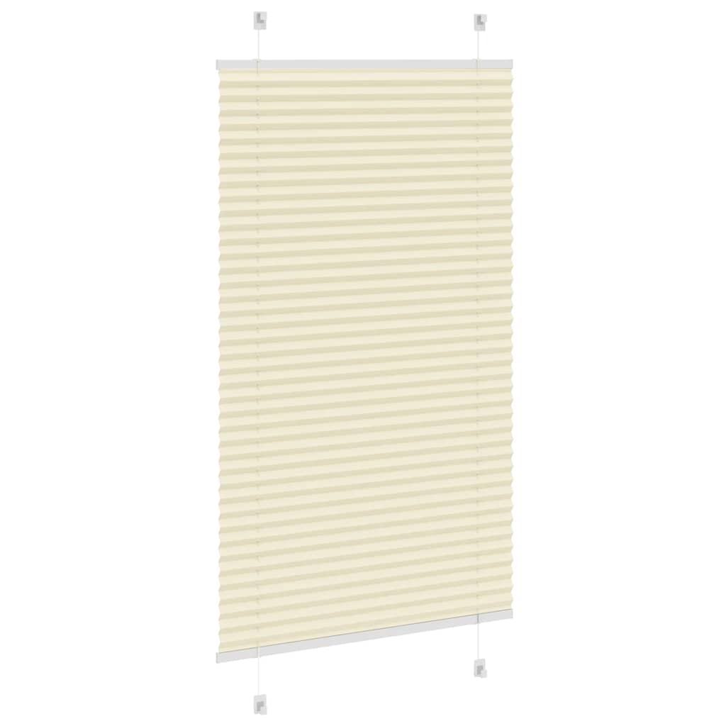 Store plissé crème 70x100 cm largeur du tissu 69,4 cm polyester