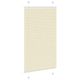 Store plissé crème 70x100 cm largeur du tissu 69,4 cm polyester