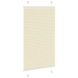 Store plissé crème 80x100 cm largeur du tissu 79,4 cm polyester