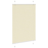 Store plissé crème 85x100 cm largeur du tissu 84,4 cm polyester