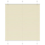 Store plissé crème 115x100cm largeur du tissu 114,4cm polyester