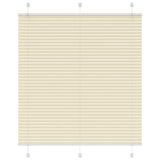 Store plissé crème 120x100cm largeur du tissu 119,4cm polyester