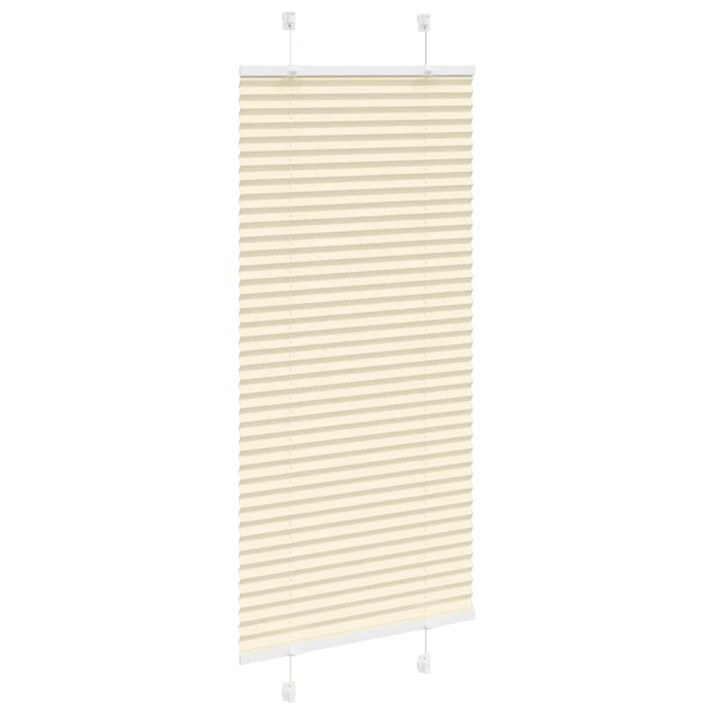 Store plissé crème 60x150 cm largeur du tissu 59,4 cm polyester