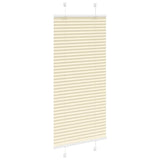 Store plissé crème 60x150 cm largeur du tissu 59,4 cm polyester