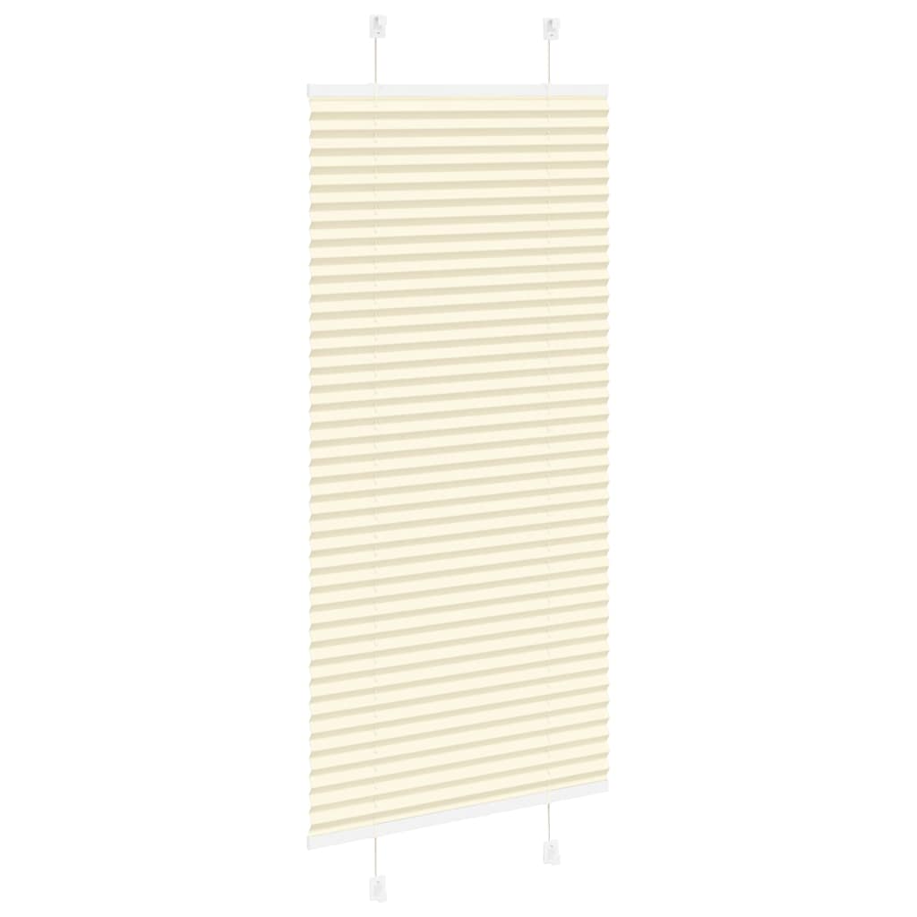 Store plissé crème 60x150 cm largeur du tissu 59,4 cm polyester