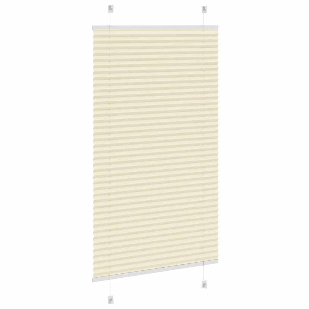 Store plissé crème 70x150 cm largeur du tissu 69,4 cm polyester