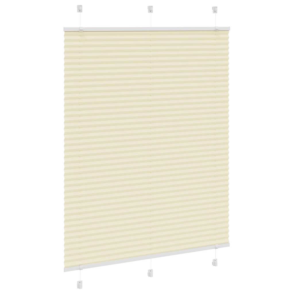 Store plissé crème 105x150cm largeur du tissu 104,4cm polyester