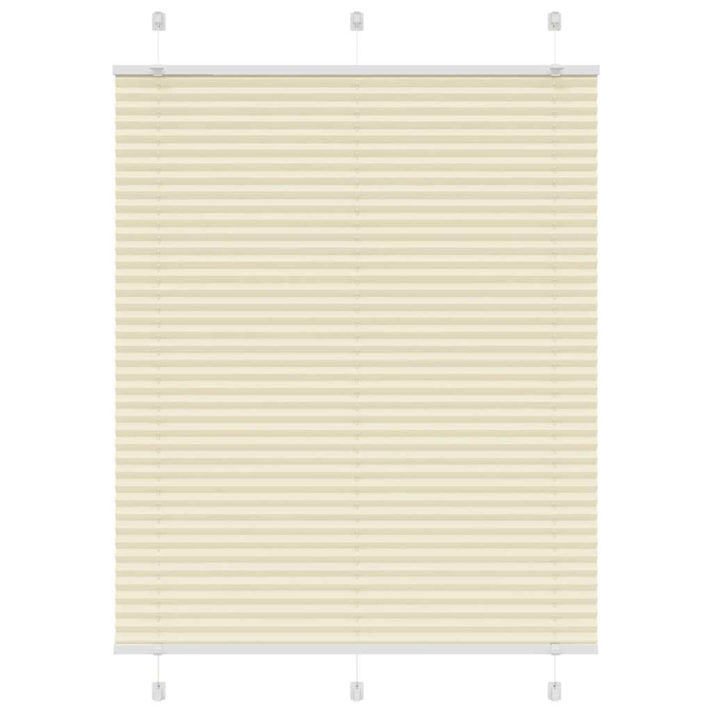 Store plissé crème 110x150cm largeur du tissu 109,4cm polyester