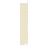 Store plissé crème 45x200 cm largeur du tissu 44,4 cm polyester