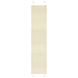 Store plissé crème 50x200 cm largeur du tissu 49,4 cm polyester