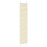 Store plissé crème 50x200 cm largeur du tissu 49,4 cm polyester