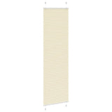 Store plissé crème 55x200 cm largeur du tissu 54,4 cm polyester