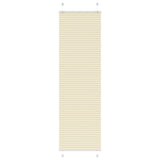 Store plissé crème 60x200 cm largeur du tissu 59,4 cm polyester