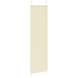 Store plissé crème 60x200 cm largeur du tissu 59,4 cm polyester