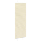 Store plissé crème 70x200 cm largeur du tissu 69,4 cm polyester