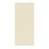 Store plissé crème 85x200 cm largeur du tissu 84,4 cm polyester