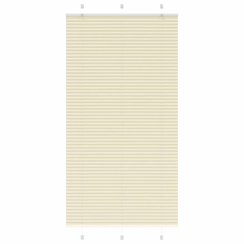 Store plissé crème 100x200cm largeur du tissu 99,4 cm polyester