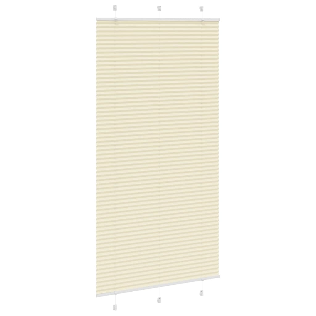 Store plissé crème 100x200cm largeur du tissu 99,4 cm polyester