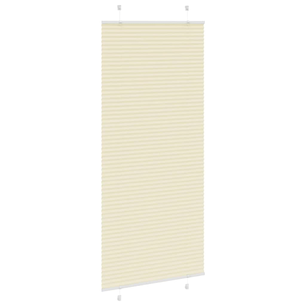 Store plissé crème 100x200cm largeur du tissu 99,4 cm polyester