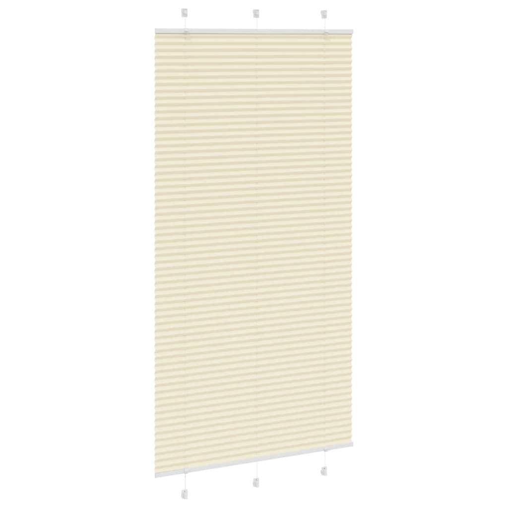 Store plissé crème 105x200cm largeur du tissu 104,4cm polyester