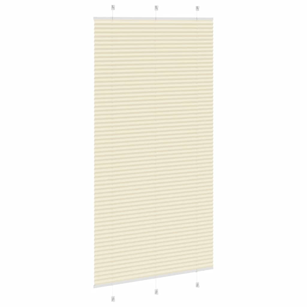 Store plissé crème 105x200cm largeur du tissu 104,4cm polyester