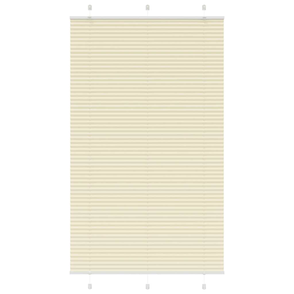 Store plissé crème 115x200cm largeur du tissu 114,4cm polyester