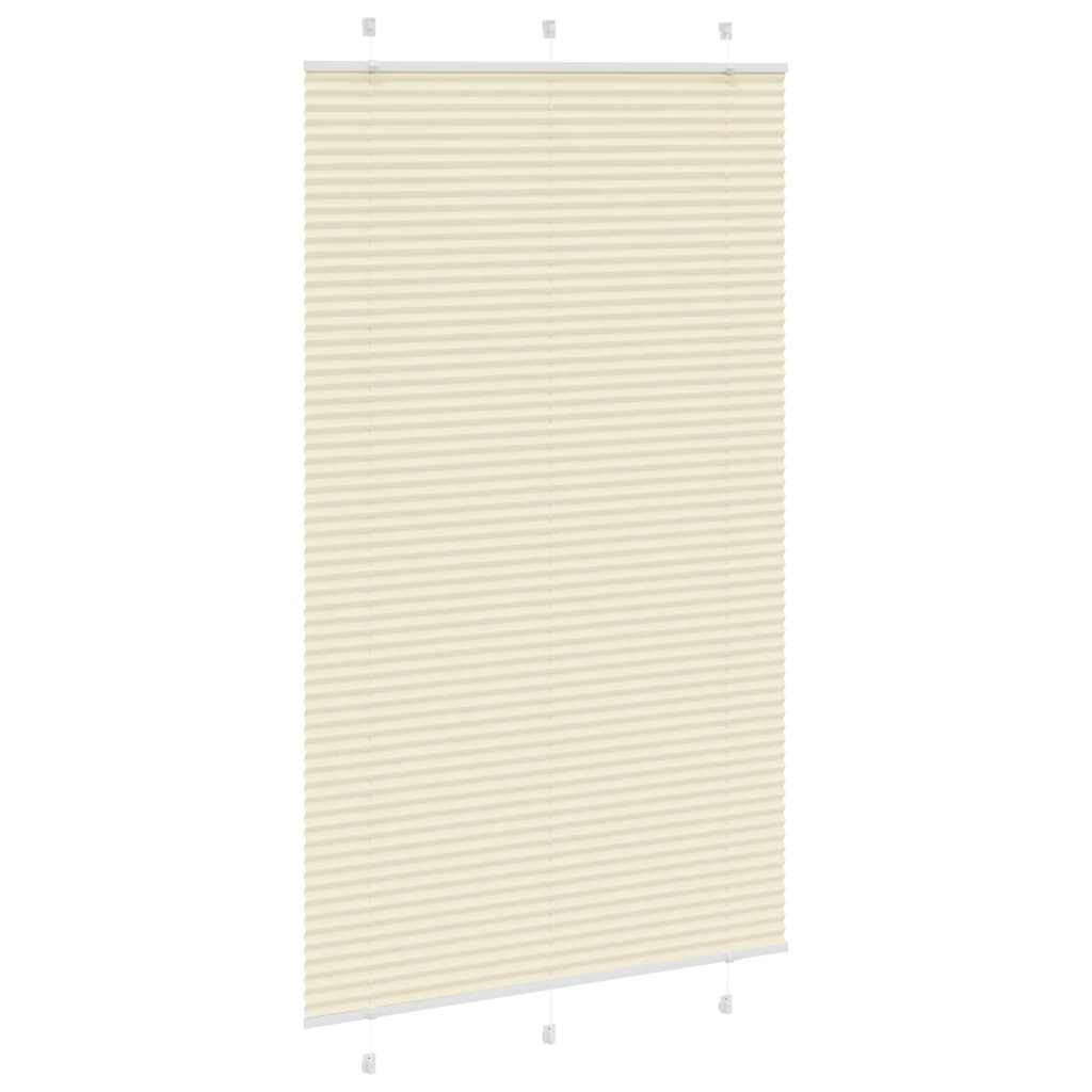 Store plissé crème 115x200cm largeur du tissu 114,4cm polyester