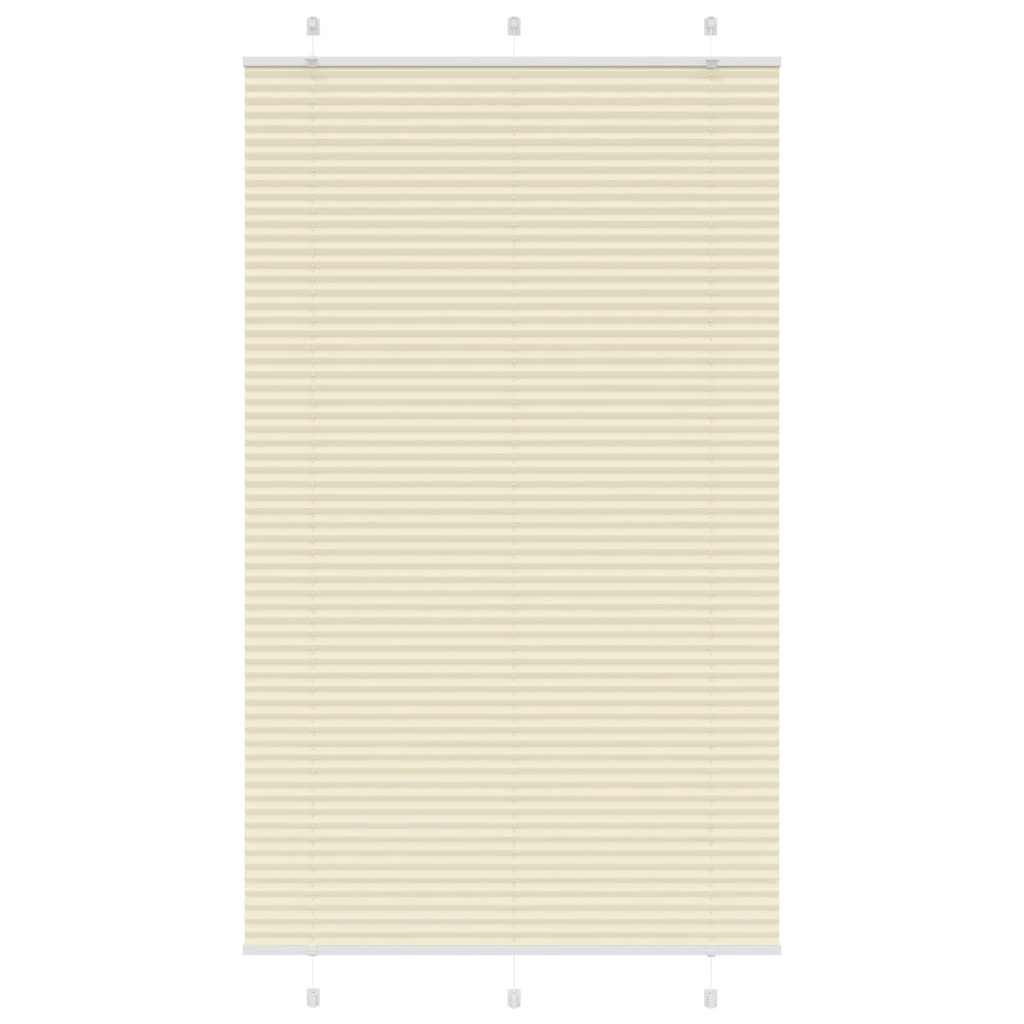 Store plissé crème 120x200cm largeur du tissu 119,4cm polyester