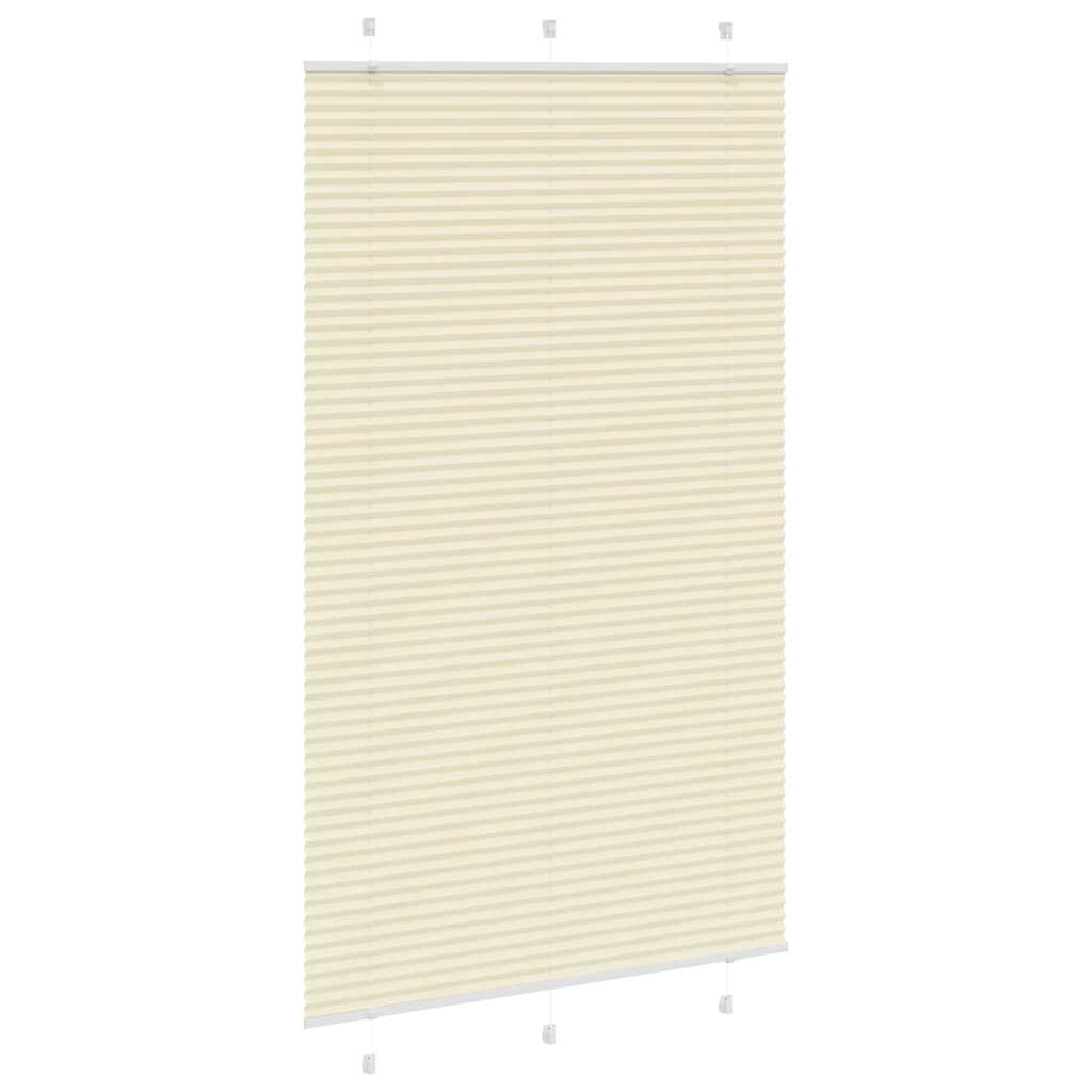 Store plissé crème 120x200cm largeur du tissu 119,4cm polyester