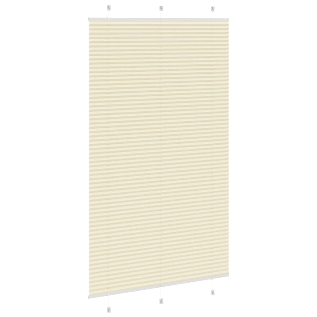 Store plissé crème 120x200cm largeur du tissu 119,4cm polyester