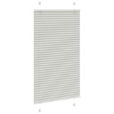 Store plissé gris clair 70x100 cm largeur du tissu 69,4 cm