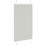 Store plissé gris clair 70x100 cm largeur du tissu 69,4 cm