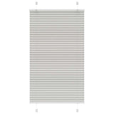 Store plissé gris clair 80x100 cm largeur du tissu 79,4 cm