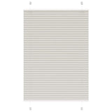 Store plissé gris clair 90x100 cm largeur du tissu 89,4 cm