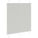 Store plissé gris clair 115x100cm largeur du tissu 114,4cm