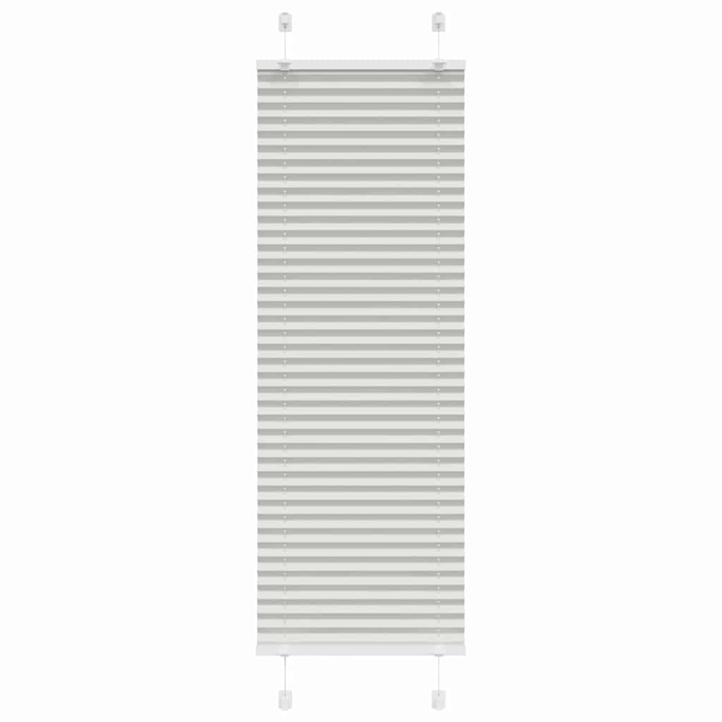 Store plissé gris clair 40x150 cm largeur du tissu 39,4 cm