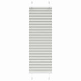 Store plissé gris clair 40x150 cm largeur du tissu 39,4 cm