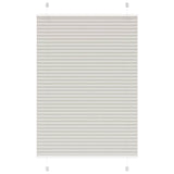 Store plissé gris clair 85x150 cm largeur du tissu 84,4 cm