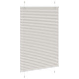 Store plissé gris clair 90x150 cm largeur du tissu 89,4 cm