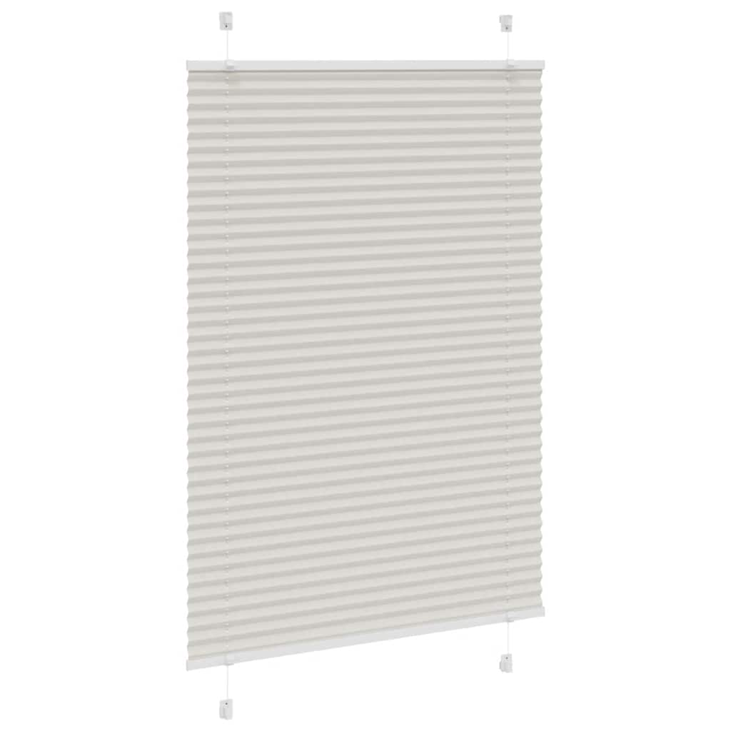 Store plissé gris clair 95x150 cm largeur du tissu 94,4 cm